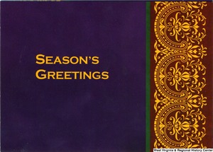 ["The 2009 Rockefeller family holiday card reads, \"May the peace and beauty of the holiday season be with you throughout the coming year. From our family to yours.\" Pictured are Jay, Sharon, John, Emily, Laura, Sophie, John VI, Charles, Justin, and Indr Rockefeller, and Valerie, Steve, Percy, Lucille (Lucy), and Davison (Davis) Oliver Wayne. Photographs by Tracey Attlee LLC."]%