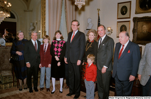 ["Photograph of Senator Rockefeller with Vice President George H.W. Bush and Sharon Rockefeller at the Senate Ceremonial Swearing-In"]%