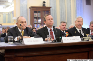 ["New York City Police Commissioner Raymond Kelly, Delaware Governor Jack Markell, and North Las Vegas Fire Chief Al Gillespie testify at a Commerce Committee hearing titled \"Safeguarding Our Future: Building a Nationwide Network for First Responders.\""]%