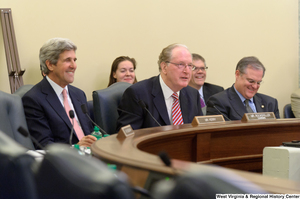 ["Senators John D. (Jay) Rockefeller and John Kerry"]%