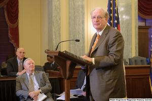 ["Senator John D. (Jay) Rockefeller speaks at a Commerce Committee event called Protecting Kids' Privacy Online."]%