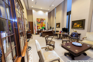 ["This photo was taken from a corner of Senator John D. (Jay) Rockefeller's personal office."]%