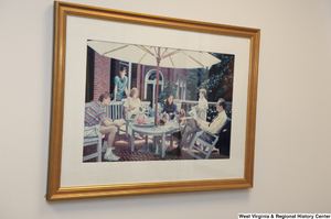 ["A Rockefeller family photo hangs in Senator John D. (Jay) Rockefeller's office."]%