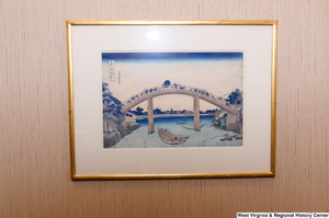 ["A painting of a bridge hangs in Senator John D. (Jay) Rockefeller's office."]%