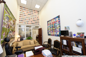 ["This photo shows the Chief of Staff's office within Senator Rockefeller's office."]%