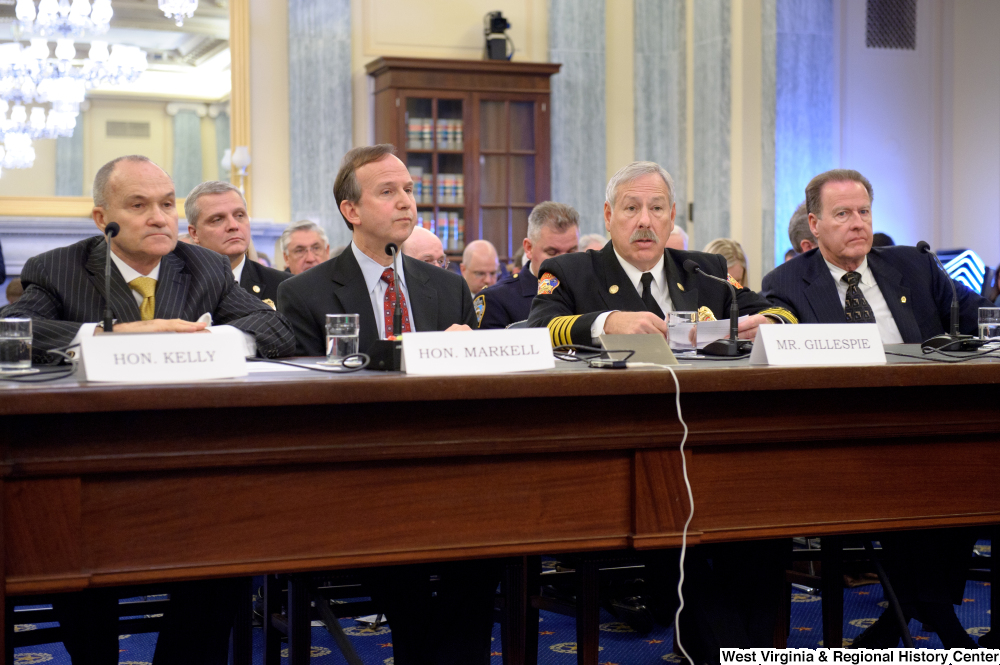 ["Four officials testify at a Commerce Committee hearing titled \"Safeguarding Our Future: Building a Nationwide Network for First Responders.\""]%